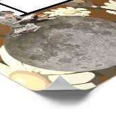 September 2025 Maandelijkse kalender Astrologisch Poster (Hoek)