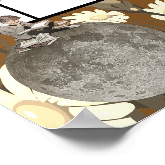 September 2025 Maandelijkse kalender Astrologisch Poster (Hoek)