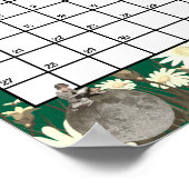 September 2026 Maandkalender Astrologisch Poster (Hoek)