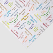 September, 23, Birthday Tissue Paper Tissuepapier (Detail)