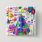 September, 5 Square Button (Voorkant)