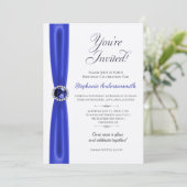 September Birthday Celebration - Blue Sapphire Kaart (Staand voorkant)