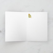 September Birthday Chickadee Bird Card Kaart (Binnen)