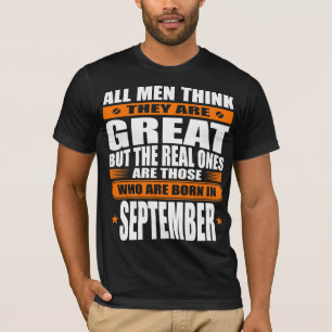 September Birthday T-shirt