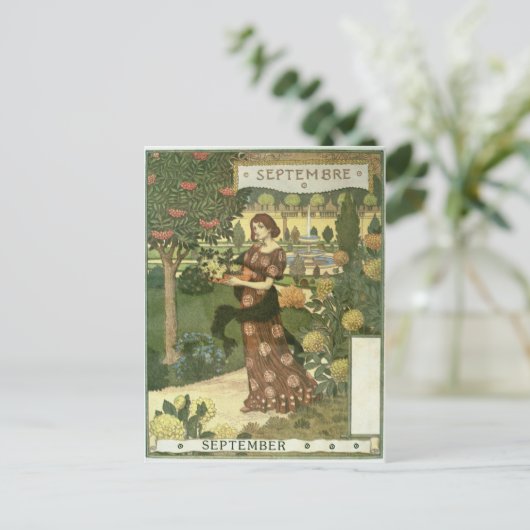 september briefkaart (Staand voorkant)