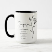 September bruidsmeisje | Morning Glory Geboorteblo Mok (Links)