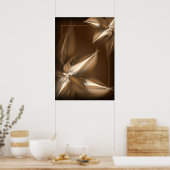 September Bruin druk Poster (Keuken)