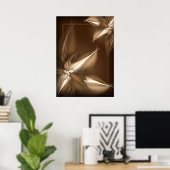 September Bruin druk Poster (Thuiskantoor)