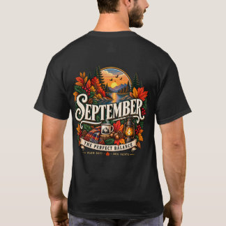 September De Perfecte Balans Vintage Herfst T-Shir T-shirt