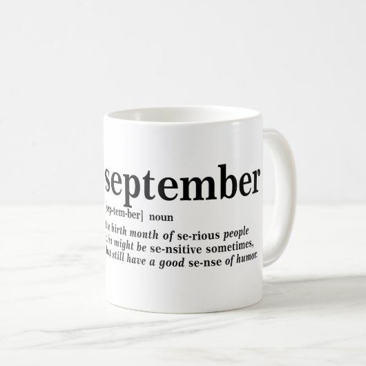September Definitie Koffiemok (Voorkant rechts)