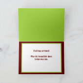 September Equinox, Orchard Pears Greeting Kaart (Binnen)