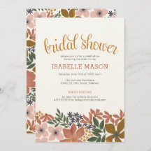 September Floral Bridal Shower