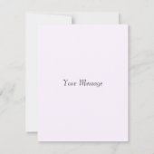 September Geboorte Maand Bloem Aster Gepersonalise (Achterkant)