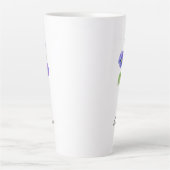 September Geboorte Maand Bloem Ochtend Glorie Latte Mok (Voorkant)