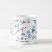 September Geboortebloem Aangepaste naam Morning Gl Koffiemok (Voorkant links)