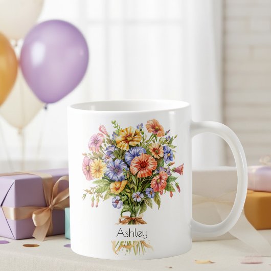 September Geboortebloem Mok | Asters