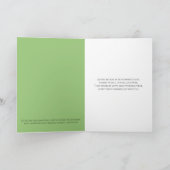 September Geboortebloem Paarse Stoker Asters Kaart (Binnen)