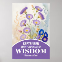 September Geboortemaand Flower Christelijke Wall A