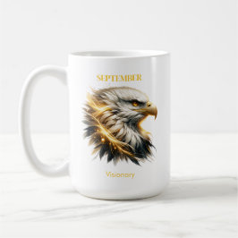 September Geboortemaand Spirit Animal Eagle Gift Koffiemok