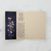 September Geboren in Proza Bloem Kaart (Binnen)