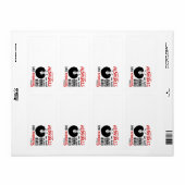 September Girl Christelijke vrouwen bidden de verj Etiket (Full Sheet)