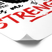 September Girl Christelijke vrouwen bidden de verj Poster (Hoek)