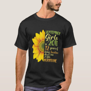 September Girls 2010 12 jaar: zonneschijn gemengd T-shirt