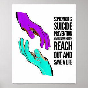 September is de maand van de zelfmoordpreventie poster