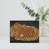 september is Honey Month! Briefkaart (Staand voorkant)