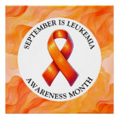 September is Leukemia Awareness Month Perfect Poster (Voorkant)