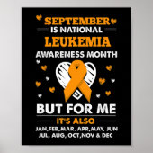 September is Leukemia Awareness Month Poster (Voorkant)