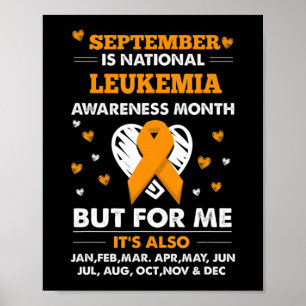 September is Leukemia Awareness Month Poster