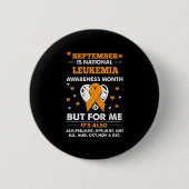 September is Leukemia Awareness Month Ronde Button 5,7 Cm (Voorkant)
