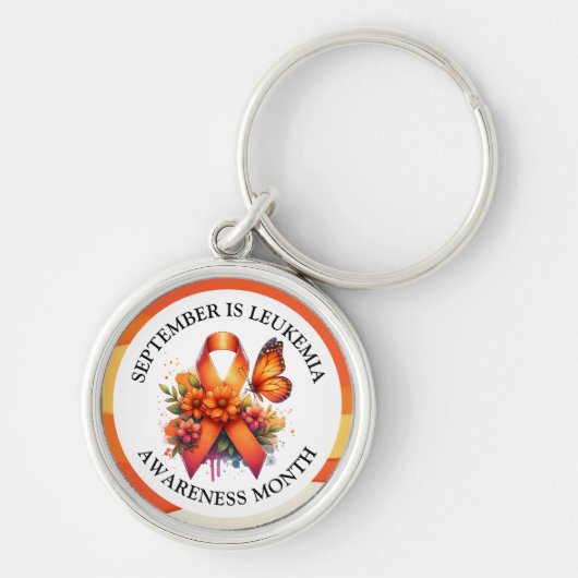 September is Leukemia Awareness Month Sleutelhanger (Voorkant)