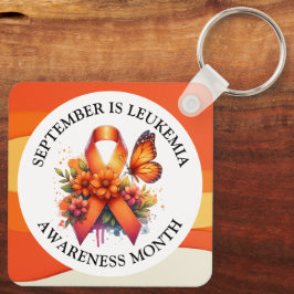 September is Leukemia Awareness Month Sleutelhanger