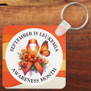September is Leukemia Awareness Month Sleutelhanger
