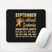 September is National Leukemia Awareness Month War Muismat (Met muis)