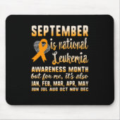 September is National Leukemia Awareness Month War Muismat (Voorkant)