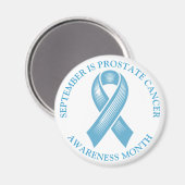 September is Prostate Cancer Awareness Maand Magneet (Voorkant / Achterkant)
