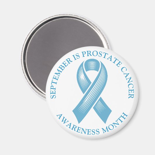 September is Prostate Cancer Awareness Maand Magneet (Voorkant / Achterkant)