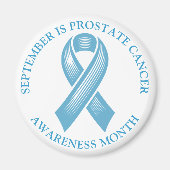 September is Prostate Cancer Awareness Maand Magneet (Voorkant)