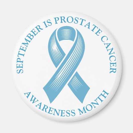 September is Prostate Cancer Awareness Maand Magneet (Voorkant)