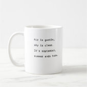 September koffie mok typografie poëtische heldere (Links)