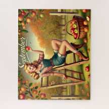 September Landbouw Oogst Pin-Up