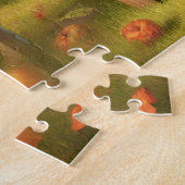 September Landbouw Oogst Pin-Up Legpuzzel (Zijkant)