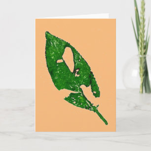 "September Leaf on Oranje" Land Wenskaart Kaart