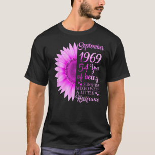 September Meisje 1969 54ste verjaardag 54 jaar oud T-shirt