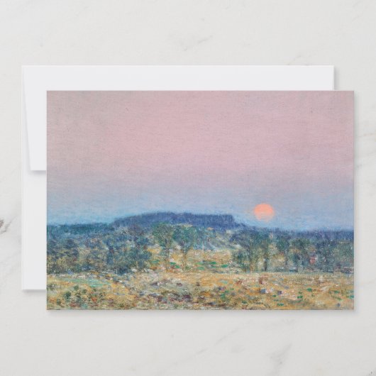 September Moonrise | Childe Hassam (Voorkant)