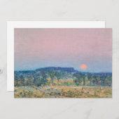 September Moonrise | Childe Hassam (Voorkant / Achterkant)