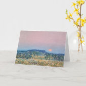 September Moonrise | Childe Hassam Kaart (Gele Bloem)